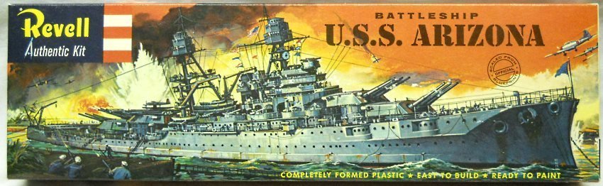 Revell 1/426 Battleship USS Arizona 'S' Issue, H348-198 plastic model kit